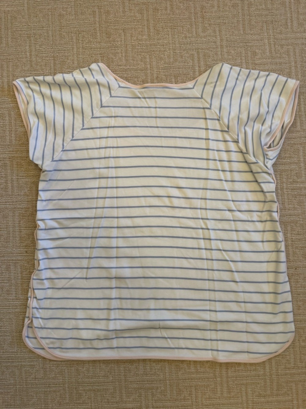 Lake Pajamas Striped Cotton Pajama Set - Size Small Tall - Picture 3 of 7